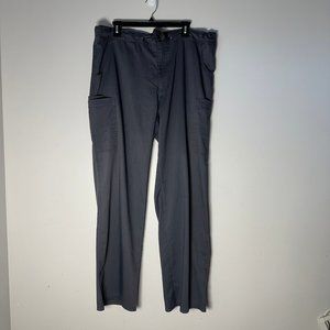 EUC Mens Blue Label Healing Hands For Him XL Gray Scrub Pants